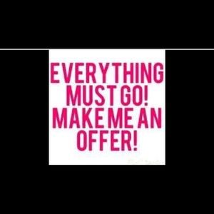 Everything must go!